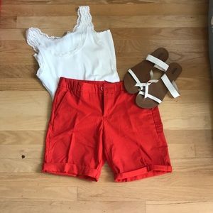 Red Gap Khaki Shorts